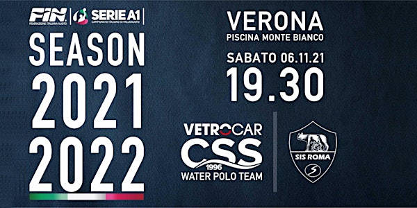 Vetrocar CSS Verona - SIS Roma  // Campionato A1 Pallanuoto Femminile