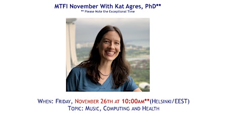 MTFI November with Kat Agres