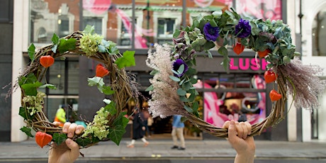LUSH Winter Wreath Decorating - Oxford Street Lights Switch-On Weekend