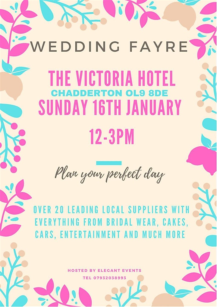 
		The Victoria Hotel Wedding Fayre image
