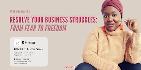 Workshop — Resolve your business struggles: from fear to freedom primary image