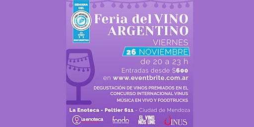 Feria del Vino Argentino primary image
