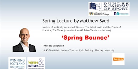Spring Bounce - Matthew Syed primary image