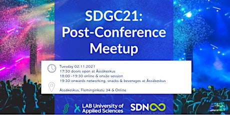 SDGC21: Post-Conference Meetup at Ässäkeskus (hybrid event)