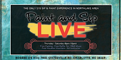 $15 Sip & Paint (Northlake Area)