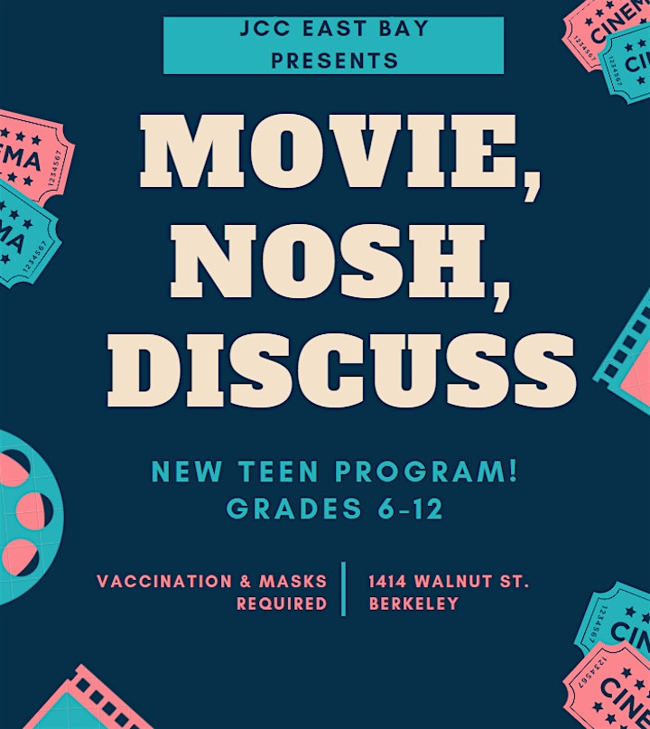 
		Movie, Nosh, Discuss | Teen Programs Taster image
