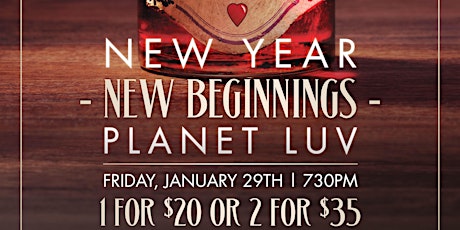 PLANET LUV OTTAWA : NEW YEAR NEW BEGINNINGS SINGLES MIXER primary image