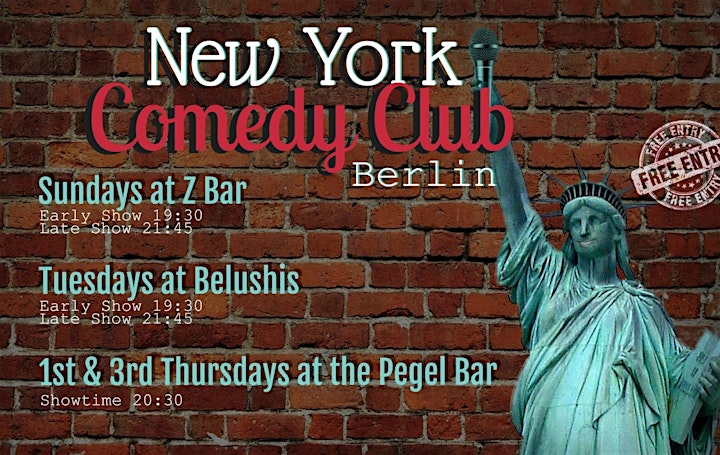 
		Free New York Comedy Club - Berlin: Showcase Show image
