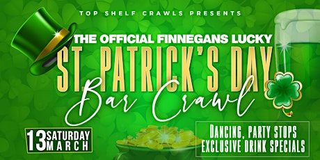 Finnegan's St. Patricks  Bar Crawl - Greenville tickets
