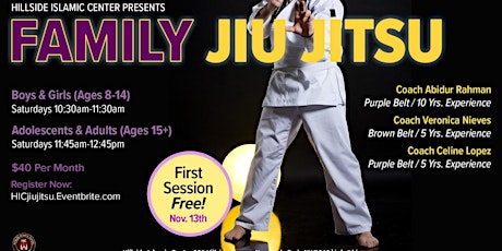 HIC Family Jiu Jitsu primary image