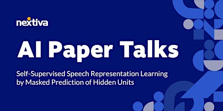 AI Paper Talks: Self-Supervised Speech Representation Learning primary image