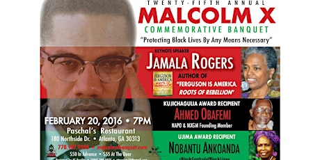 25th Annual Malcolm X Banquet primary image