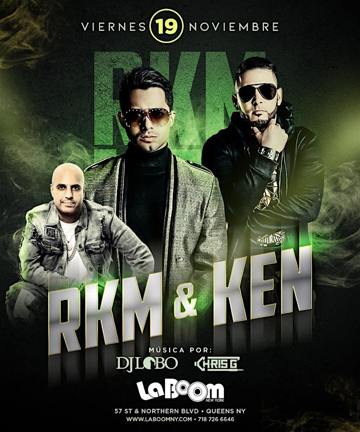 RKM  & KEN-Y  LIVE PERFORMANCE  | LA BOOM Friday  Nov 19th image
