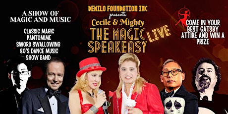 Image principale de Cecile and Mighty "The Magic Speakeasy LIVE"