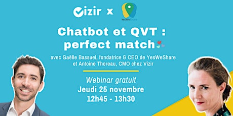 Image principale de Webinar : Chatbot et QVT = perfect match 