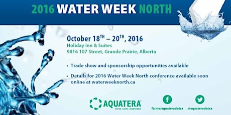 2016 Booth Registration - Water Week North primary image