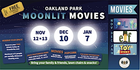 Oakland Park Moonlit Movies featuring SOUL primary image