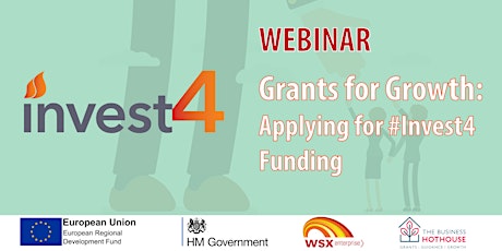 Grants for Growth – Applying for Invest4 Funding tickets