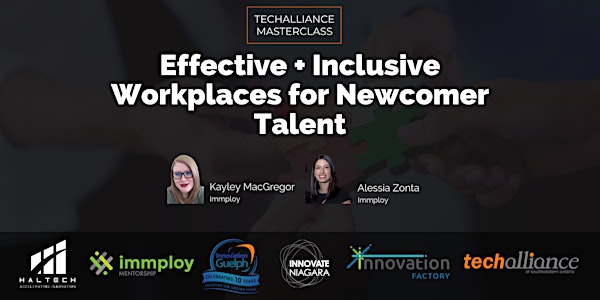 Masterclass | Effective + Inclusive Workplaces for Newcomer Talent