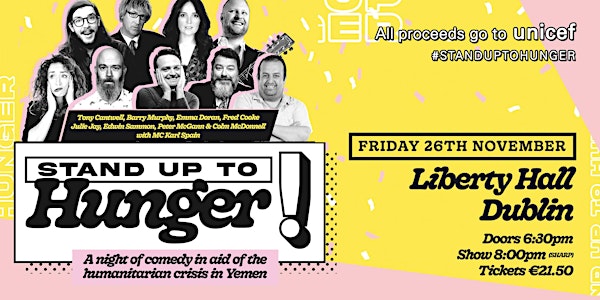 STAND UP TO HUNGER -  A Night of Comedy in aid of Yemen
