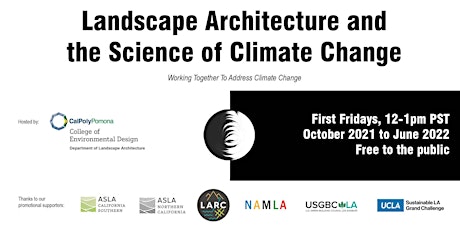 Landscape Architecture and the Science of Climate Change biglietti