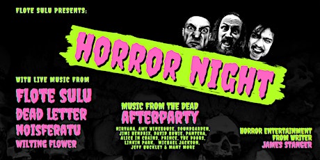 Flote Sulu’s Horror Night w/ Live Music & ‘Music from the Dead’ Afterparty primary image