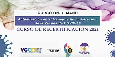 Curso On-Demand | Curso de Re-Certificación 2021 primary image