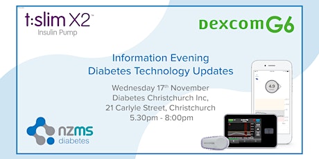 Diabetes Technology Updates Evening  - Christchurch primary image