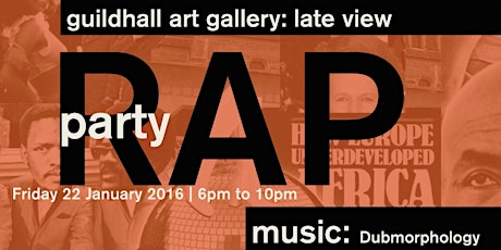 No Colour Bar RAP Party & Late View primary image