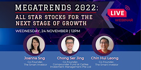 [FREE webinar] Megatrends 2022: Stocks for the Next Stage of Growth primary image