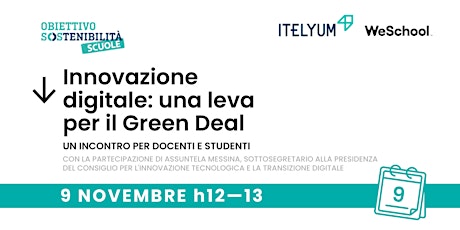 Innovazione Digitale: una leva per il Green Deal primary image