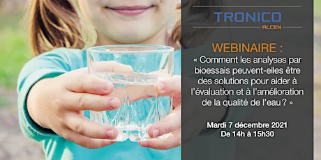 Image principale de Webinaire #6  : Les analyses de l'eau par bioessais