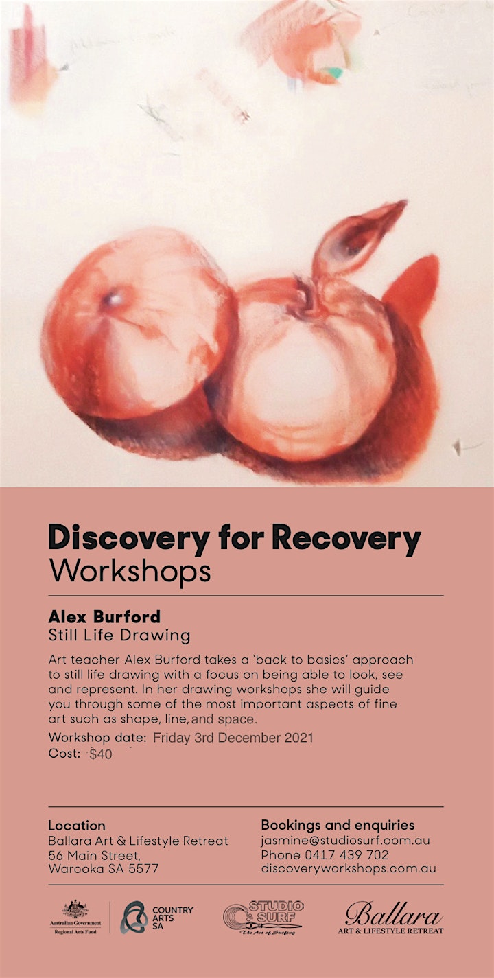 
		Still Life Drawing  - Discovery Workshop with Alex Burford image
