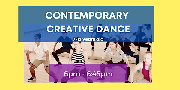 Creative Dance class/4-5pm/ 7-12 years old