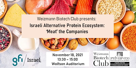 Israeli Alternative Protein Ecosystem - 'Meat' the