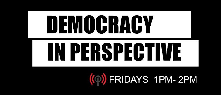 Voice your Opinion Live-to-Air on CKMS 102.7FM - Democracy in Perspective image
