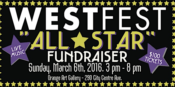 Westfest "ALL-STAR" Fundraiser: Live Music, Art, DJ, Craft Beer & Fare