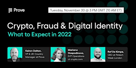 Crypto, Fraud & Digital Identity: What to Expect in 2022 primary image