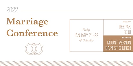 2022 Marriage Conference tickets