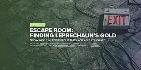 Escape Room  (Finding Leprechaun's Gold) Session 2