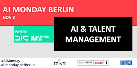Hauptbild für AI MONDAY BERLIN - AI & TALENT MANAGEMENT