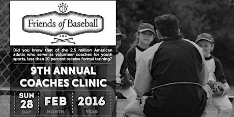 9th Annual Friends of Baseball Portland Coaches Clinic primary image