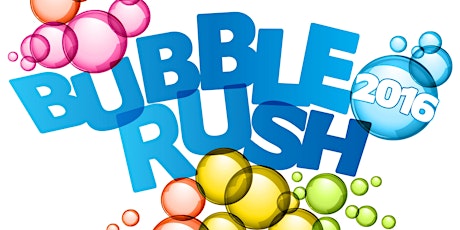 Bubble Rush Nottinghamshire - Orange Wave 3pm primary image