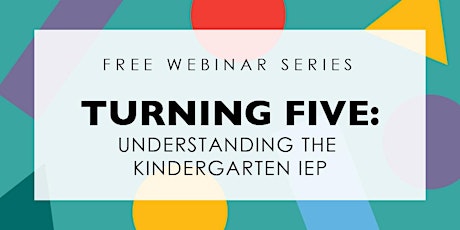 Turning 5: Understanding the Kindergarten IEP tickets