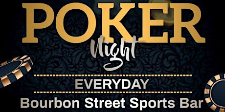 Poker Night At Bourbon Street Sports Bar