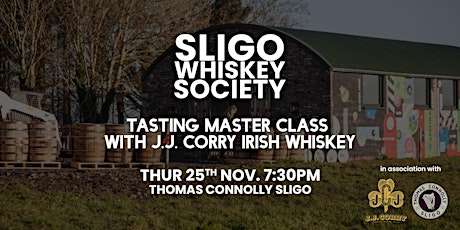 SWS tasting master class with J.J. Corry Irish Whiskey