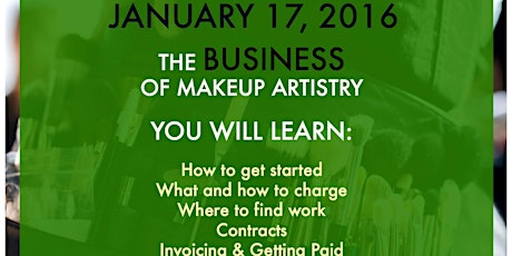 FLASH SALE!  BIZ OF BEAUTY HOW TO FIND MAKEUP WORK & GET PAID NYC JAN 17th primary image
