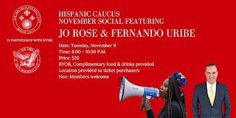 NYYRC Hispanic Caucus presents its November Social! primary image