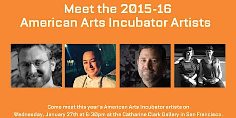 Meet ZERO1's 2015-16 American Arts Incubator Artists primary image