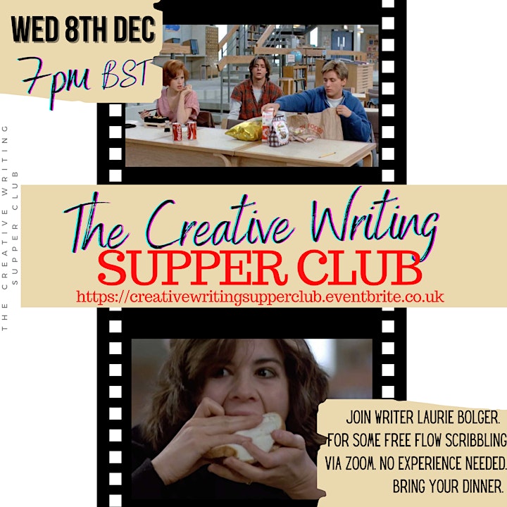 
		The Creative Writing Supper Club Wednesday 8th December 2021 image
